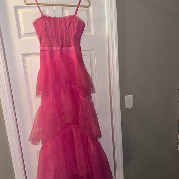 BCBG MAXAZRIA Pink Corset Gown - Picture 3 of 5